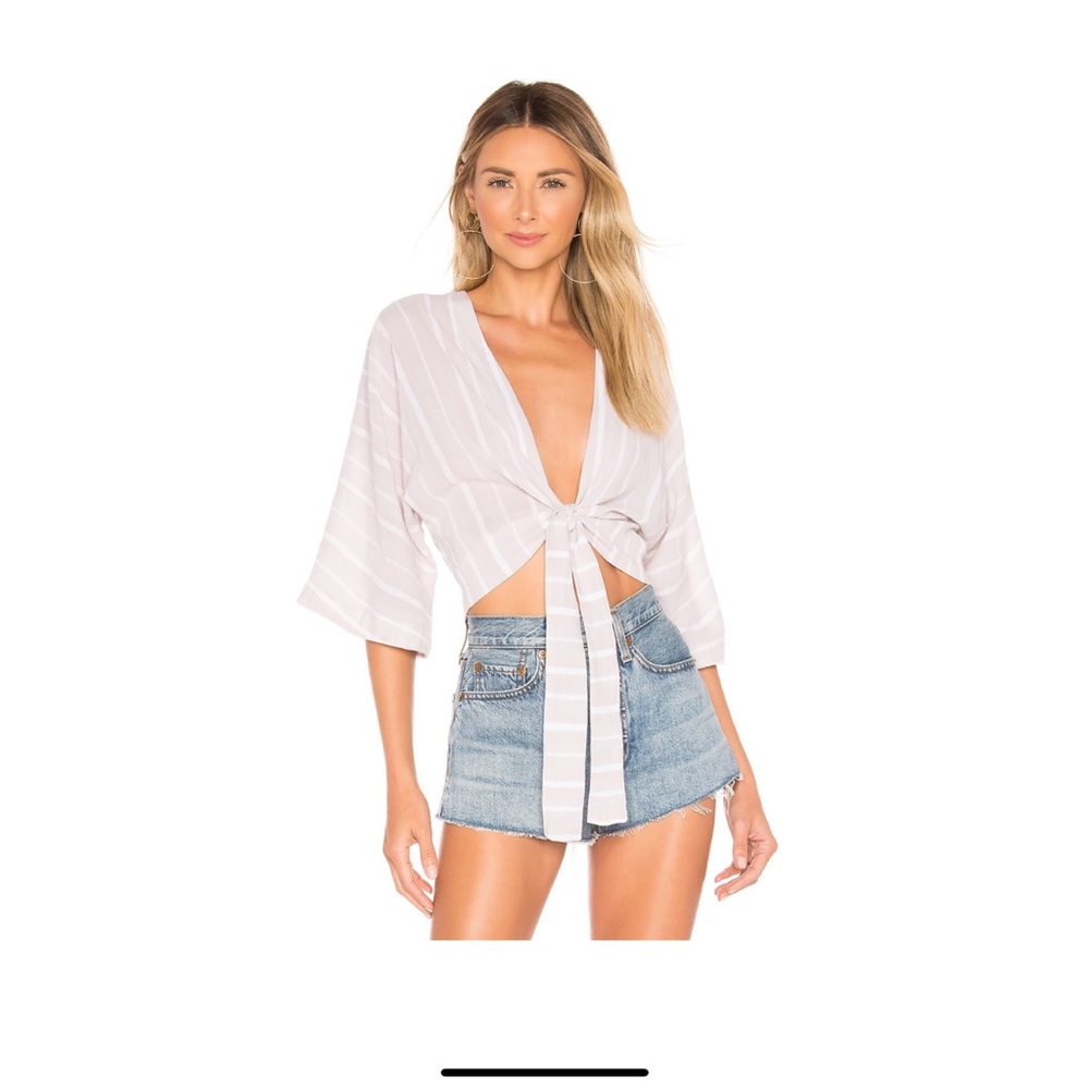 Indah Luke Wrap Top- Revolve